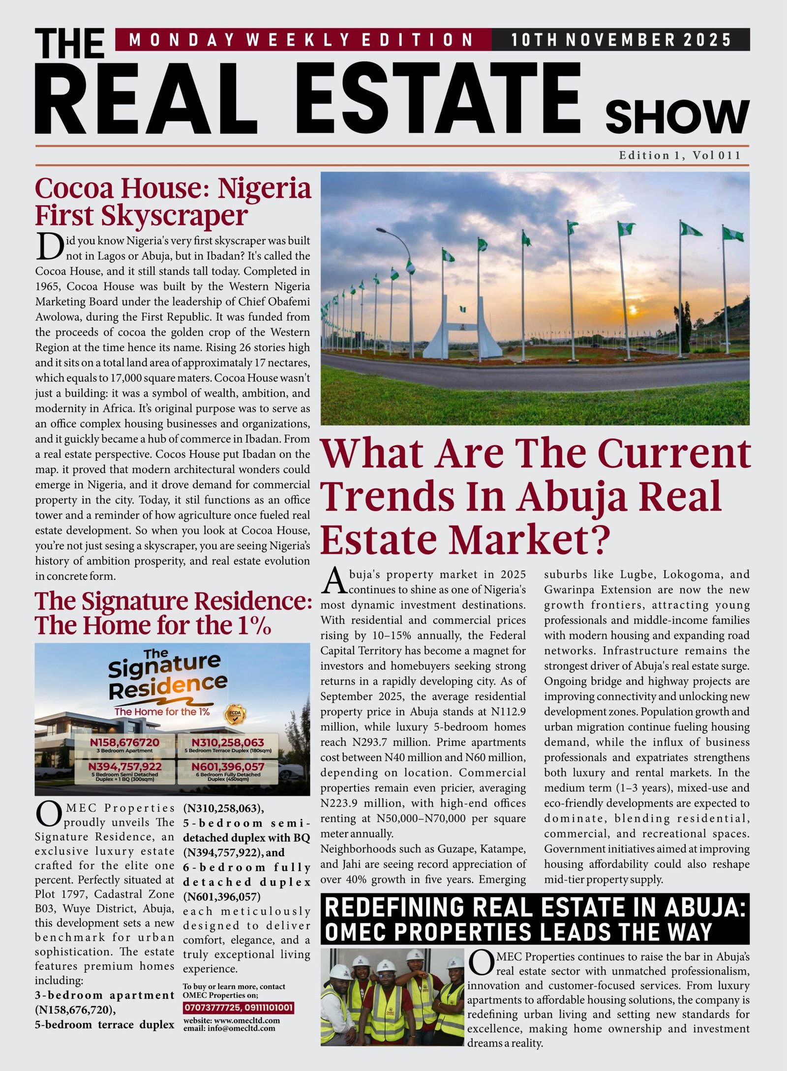 Current trends in Abuja Real Estate Market