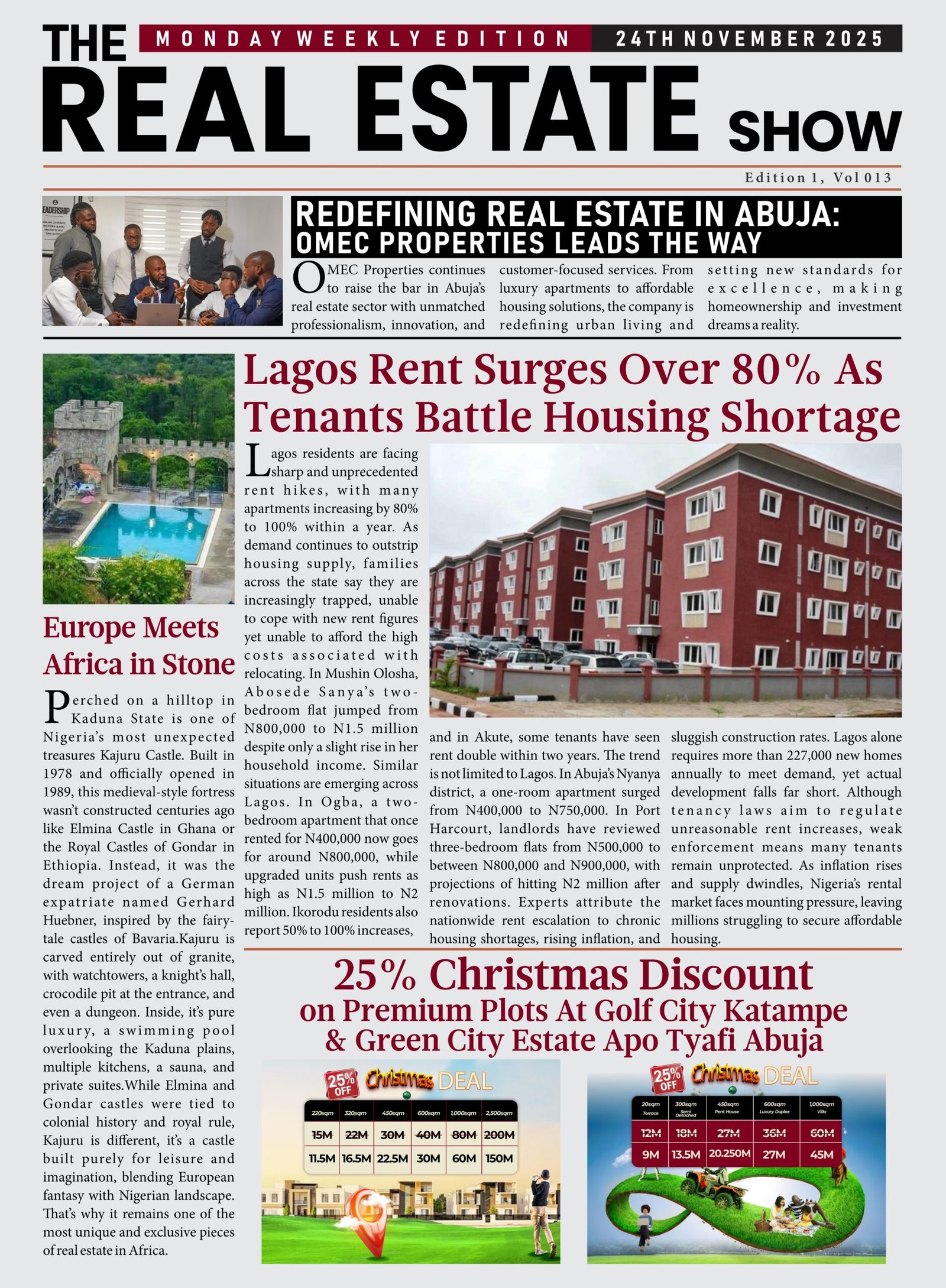 LAGOS Rent Surges over 80%