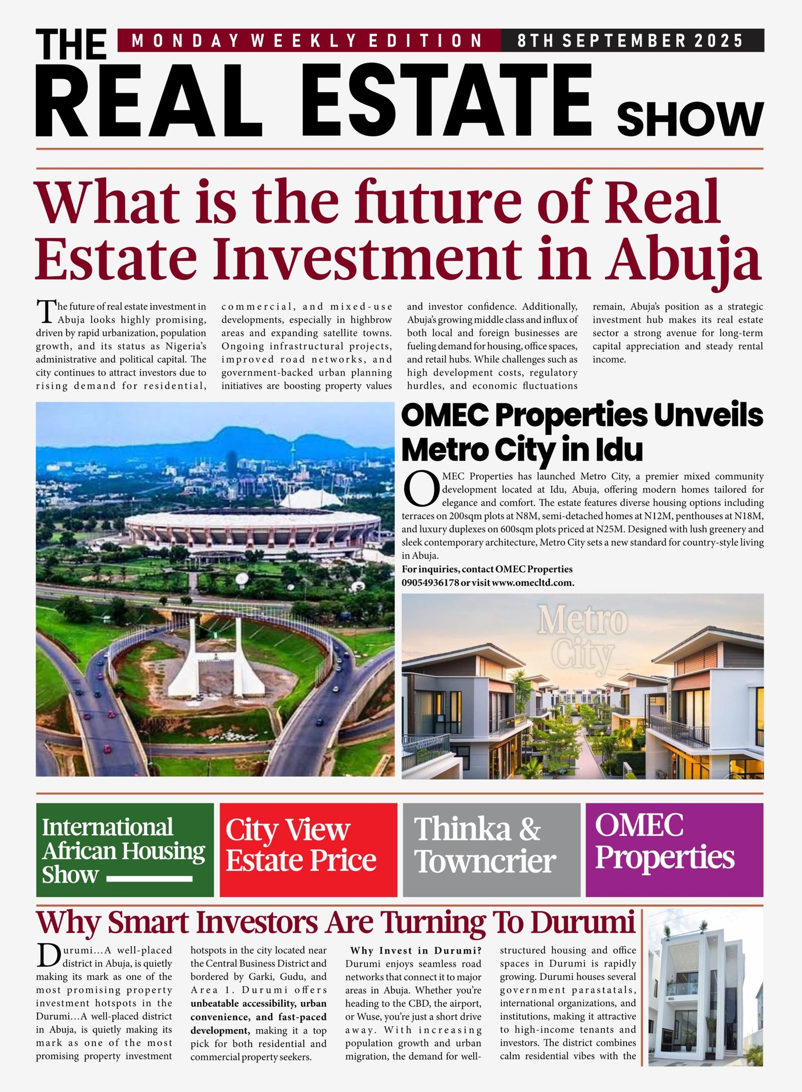 Future of REAL ESTATE Investment in Abuja