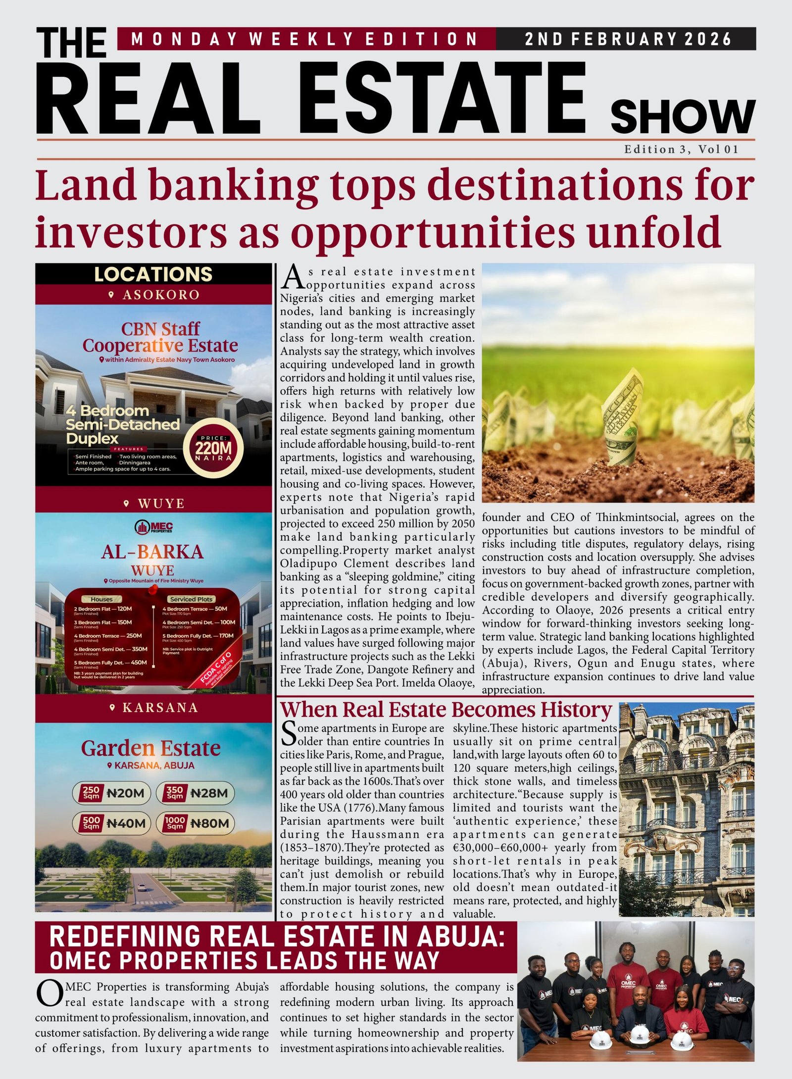 Land Banking Tops Destinations for Investors as Opportunties Unfolds