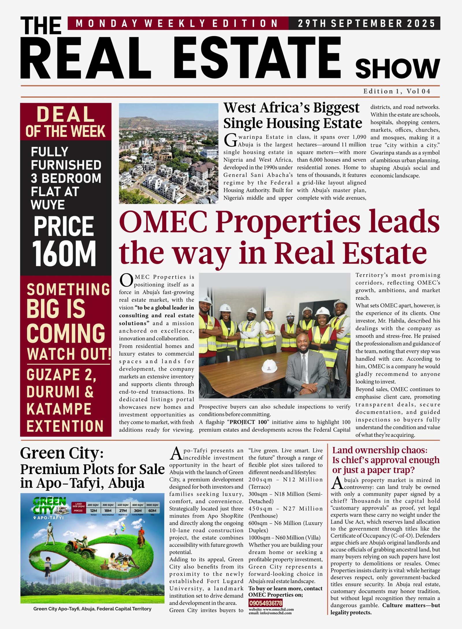 OMEC Properties Leads the Way in Real Estate